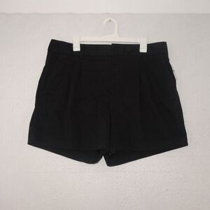 NEW Gap 5" High Rise Khaki Shorts Washwell Chinos Black Women's 16